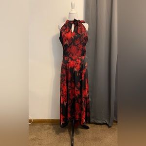 Chetta B red and black dress
